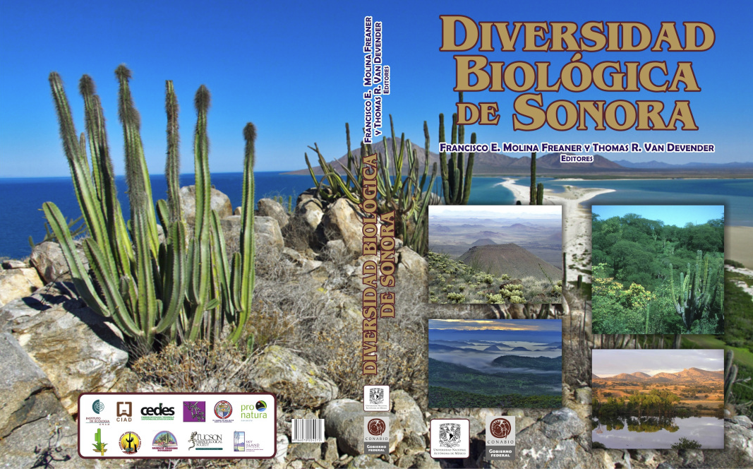 Cover of book: Diversidad biológica de Sonora