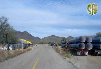 Pipeline for municipal water to Hermosillo
