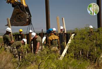 Border wall construction, Arizona/Sonora border