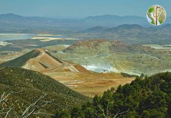 Cananea mine from Sierra Elenita, photo by Ana Lilia Reina-Guerrero