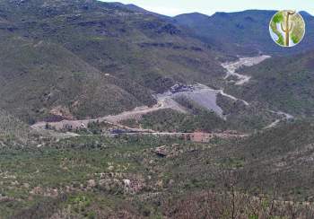 Highway construction between Bacadéhuachi and Nácori Chico (2011)