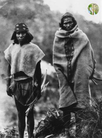 Tarahumara men in 1892, photo by Carl Lumholtz