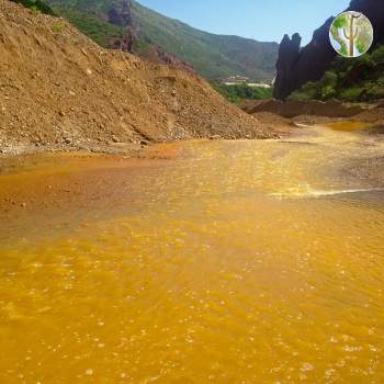 La Caridad Mine wastewater (orange)