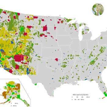 Map of Federal Lands in United States