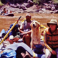 Lane Larsen, guiding a 2005 Rio Aros expedition
