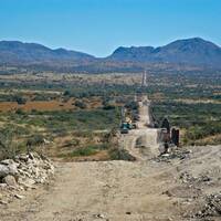 Border wall construction near Sasabe, Arizona/Sonora