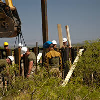 Border wall construction, Arizona/Sonora border