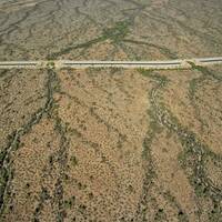 Central Arizona Project canal across Sonoran Desert