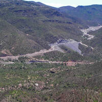 Highway construction between Bacadéhuachi and Nácori Chico (2011)