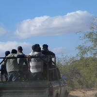 Migrants in pickup truck headed to border
