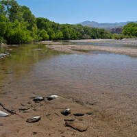 Rio Bavispe by El Tigre and just above Presa Angostura