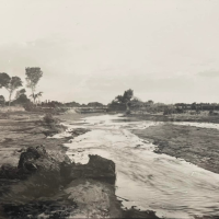 Santa Cruz River in the early 1900s
