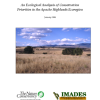 An Ecological Analysis of Conservation Priorities in the Apache Highlands Ecoregion