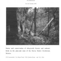 Status and conservation of old-growth forests and endemic birds in the pine-oak zone of the Sierra Madre Occidental, Mexico