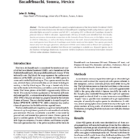 Preliminary Assessment of the Moth (Lepidoptera: Heterocera) Fauna of Rincon de Guadalupe, Sierra de Bacadéhuachi, Sonora, Mexi