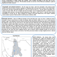 Río Yaqui river basin at a glance