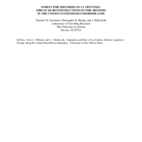 Forest Fire Histories of La Frontera: Fire-Scar Reconstructions of Fire Regimes in the United States/Mexico Borderlands