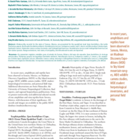 Noteworthy Amphibian and Reptile Records from Sonora, Mexico