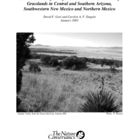 An Assessment of the Spatial Extent and Condition of Grasslands in Central and Southern Arizona, Southwestern New Mexico