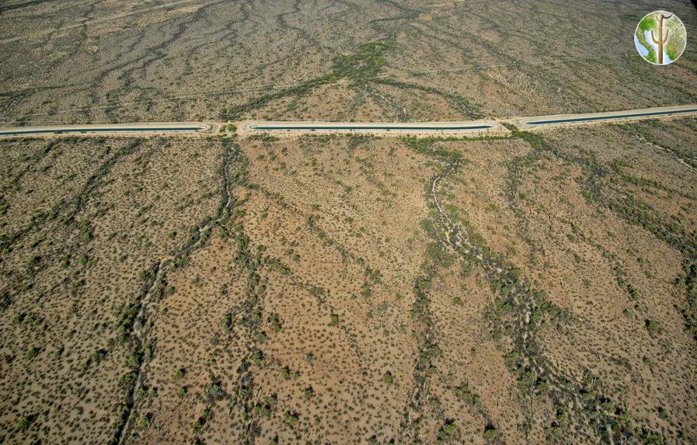 Central Arizona Project canal across Sonoran Desert