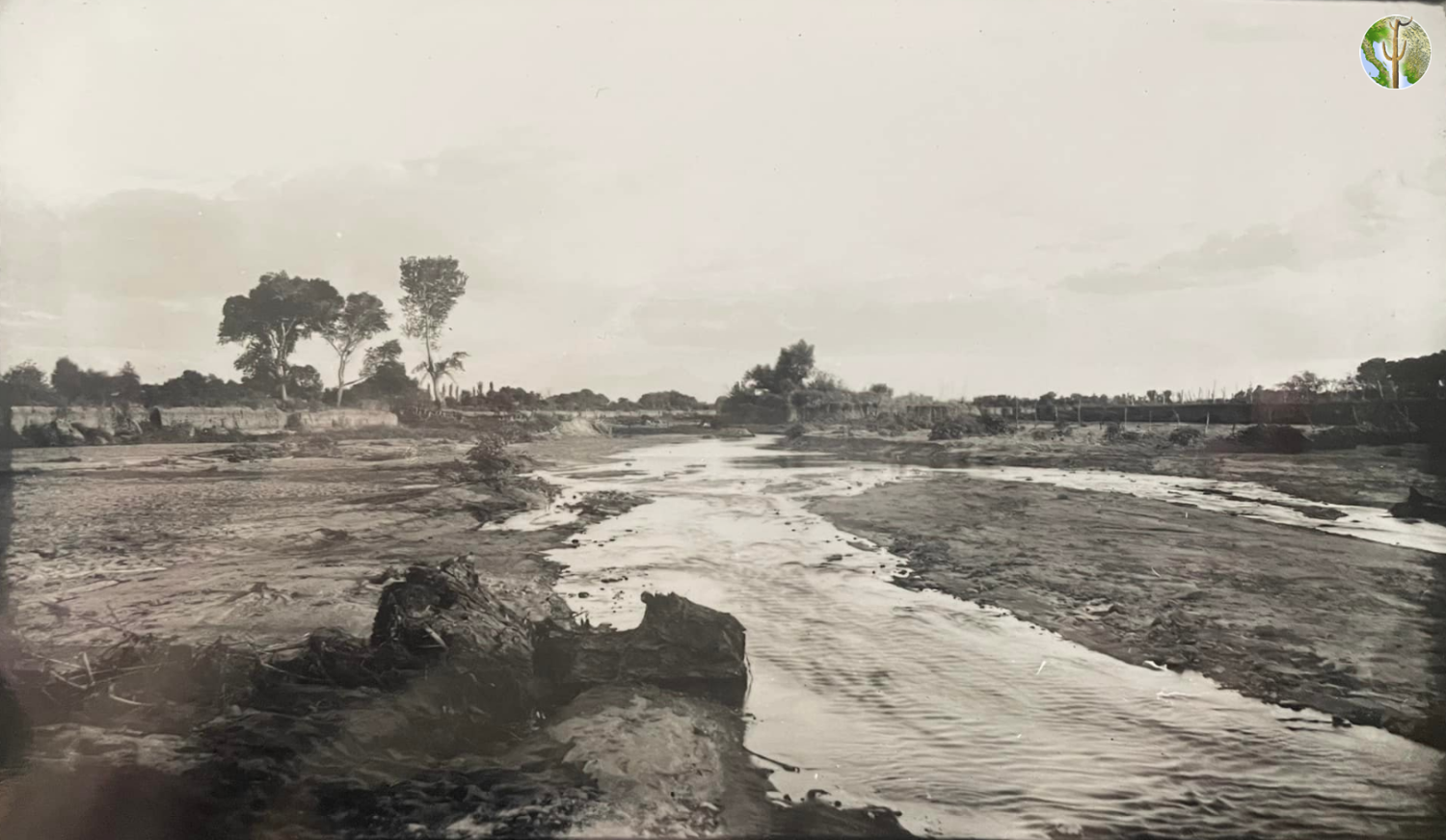 Santa Cruz River in the early 1900s