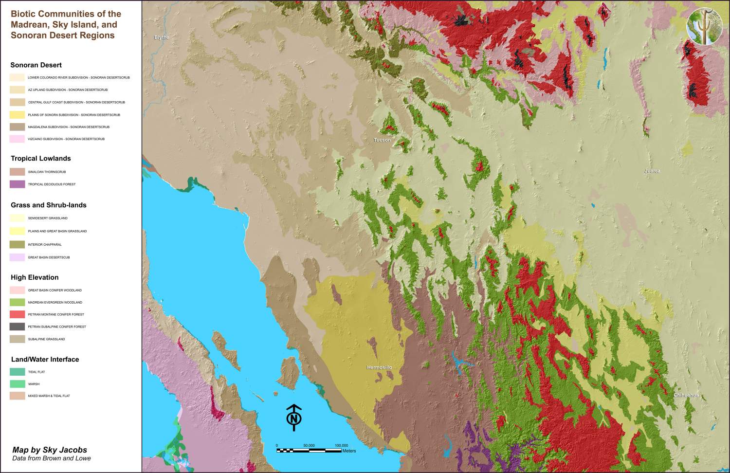 Vegetation Communities of southwestern North America